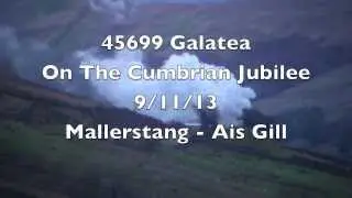 45699 Galatea on The Cumbrian Jubilee, Ais Gill 9/11/13