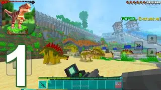 Prehistoric Craft - Gameplay Part 1 Explore Mine Craft Prehistoric Dinosaur World (iOS, Android)