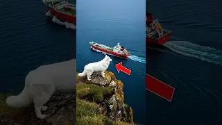 The Heroic Cat Who Saved the Crew of a Ship  #cat #rescue #ship