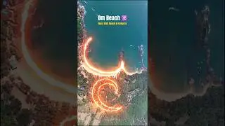 Om Beach Gokarna || Best Beach To Visit in Gokarna #ombeach #gokarna #karnataka #beach #shorts
