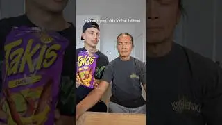 Папа-повар пробует TAKIS&hellip;