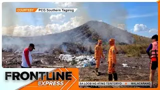 Grassfire sa Taal Volcano Island, naapula na | Frontline Express