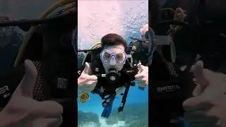 First time blowing bubbles at Green Bay. Discover Scuba Diving 👌🫧🩵🤿😊 #tryscuba #cyprus #scubadiving
