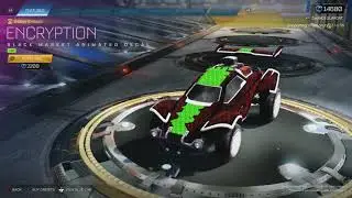 ROCKET LEAGUE ITEM SHOP - Lime Encryption Black Market Decal - 28.09.21