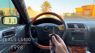 (24 Hours)1998 LEXUS LS 400 (V8, 4.0L, 294hp) | POV Test Drive in Dubai