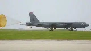 C-130, Aggressor F-16, B-52, F-15, KC-10 Landings