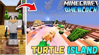 I BUILD THE TURTLE ISLAND !! | ONE BLOCK EPISODE - 10