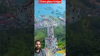 China glass bridge #facts video #amazing #viral vedio #short video #tech