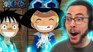 LUFFY & ACE FLASHBACK! ONE PIECE Episodes 491-495 REACTION!!