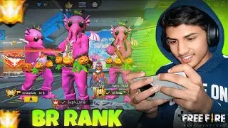 😱 BR RANK 🔥 PHONE GAMEPLAY 🎮 FULL FUNNY 😂 GARENA FREE FIRE MAX 