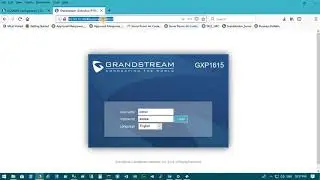 Grandstream IP Phone Configuration Model 1610 1615