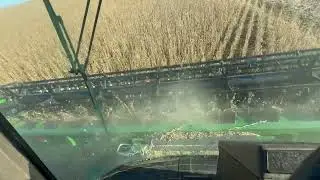 John Deere 9750STS Harvesting Soybeans 2024