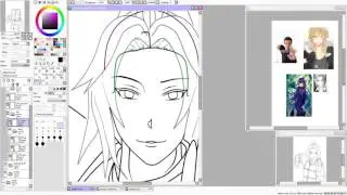 Lotus of Ice and Fire (Mouse Drawing) Paint Tool SAI