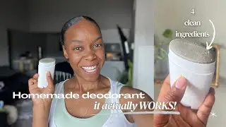 How to make NON-TOXIC DEODORANT for beginners | clean ingredients