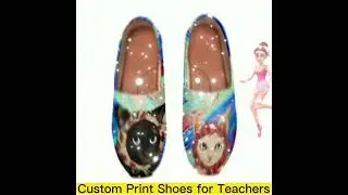 Custom Print Shoes For Teacher, Print on Demand Shoes #toponepod