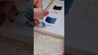 ASMR Swatching ✒️ @ferriswheelpress3796 Fountain Pen Ink #asmr #swatch #shorts