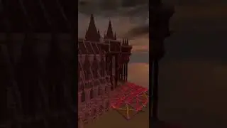 giant cathedral in minecraft  #minecraft #roblox #minecraftbuilds #timelapse  #gaming #bloodborne