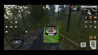Dangerous #harpin#bend#travelling#offroad#bussimulator#indonesia#mapmod#ets2