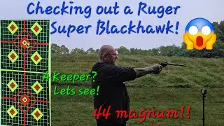 1st Time Shooting A Ruger Super Blackhawk. 44mag With 10