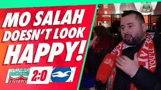 'MO SALAH DOESN'T LOOK HAPPY!' | Liverpool 2-0 Brighton | Mario | Fan Cam