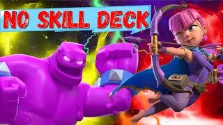 THIS ELIXIR GOLEM DECK NEEDS ZERO SKILLS TO PLAY