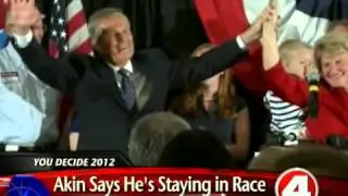 Akin vows to stay in race, says GOP response to rape comments 'overreaction'