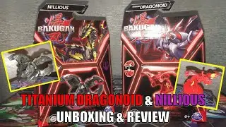 Bakugan Gen 3 Titanium Dragonoid & Nillious Core Single Packs Unboxing & Review | BakuTalk