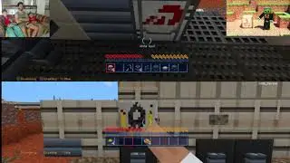 Minecraft Exploring Mass Effect Planet, plus hide and seek fun time!