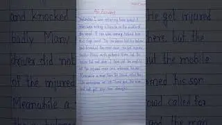 An Accident l Road Accident essay #essay #Accident #shorts #ytshorts