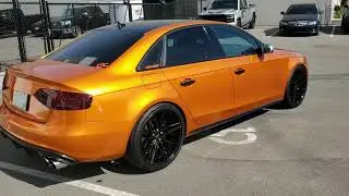 2011 Audi S4 Wrapped in 3M Gloss Liquid Copper