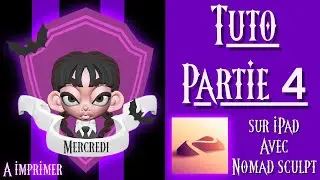 TUTO Nomad Sculpt, Mercredi Adams, partie 4