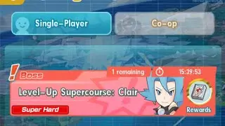 [Pokemon Masters] Training Area - Level-Up Supercourse: Clair (Super Hard)