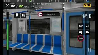 Subway simulator 3D Japan Orbital Line Cab Ride Driver mode Android Gameplay