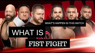 What is fist fight?? What's happen in this match Brock wins Royal Rumble!!!