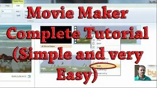 Movie maker Complete Video editing tutorials 2016: Add Title | Cut and Join | Change audio