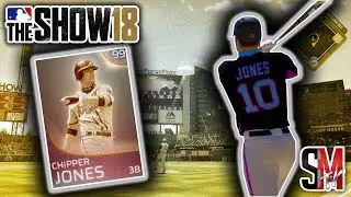 Immortal Home Runs! Immortal Chipper Jones Debut! MLB The Show 18 Gameplay