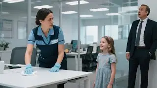 Single Mom Brings Daughter to Clean Office&mdash;Girl&rsquo;s Words Leave Billionaire Frozen