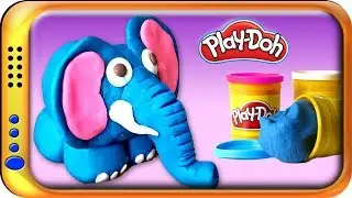 How to make Elephant Toy 🐘 | Learn Colors with Play doh modelling clay | massinha