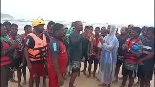 Pele the great saved 27 people from drowning today  at Benaulim beach 