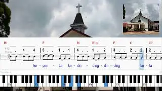 MB.839. BUNYI NAVIRI - CHORD Madah Bakti, do = F, 6/8