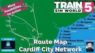 TSW Cardiff City Network Route Map Revealed