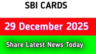 sbi cards share latest news | sbi cards share news today | sbi card share news