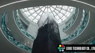 Seamless square LED display, spiral LED screen