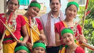 kisan data dance ❤️ #tharuculture #Gyanpunjasecondaryschool #love