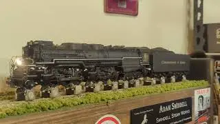 Demo: Rivarossi C&O Lima H-8 2-6-6-6 Allegheny #1637; ESU V5 & Scale Sound Systems Upgrade.