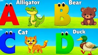 ABC Phonics Song | Nursery ABC Panda Songs | Educational YouTube Videos | Sing Along Phonics Sounds