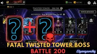 🔥 MK Mobile Twisted Tower FATAL Boss Battle 200 | Final Showdown 💀