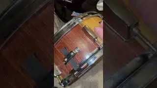 Refinishing an inexpensive snare drum for a sick day project