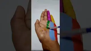 hand colour art#🌈# colours# shorts##