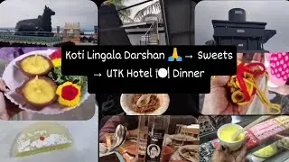 Koti Lingala Temple Trip with Family 🙏💖 | My Fav Sweets & Happy Moments 🍬✨ #kotilingeshwaratemple 
